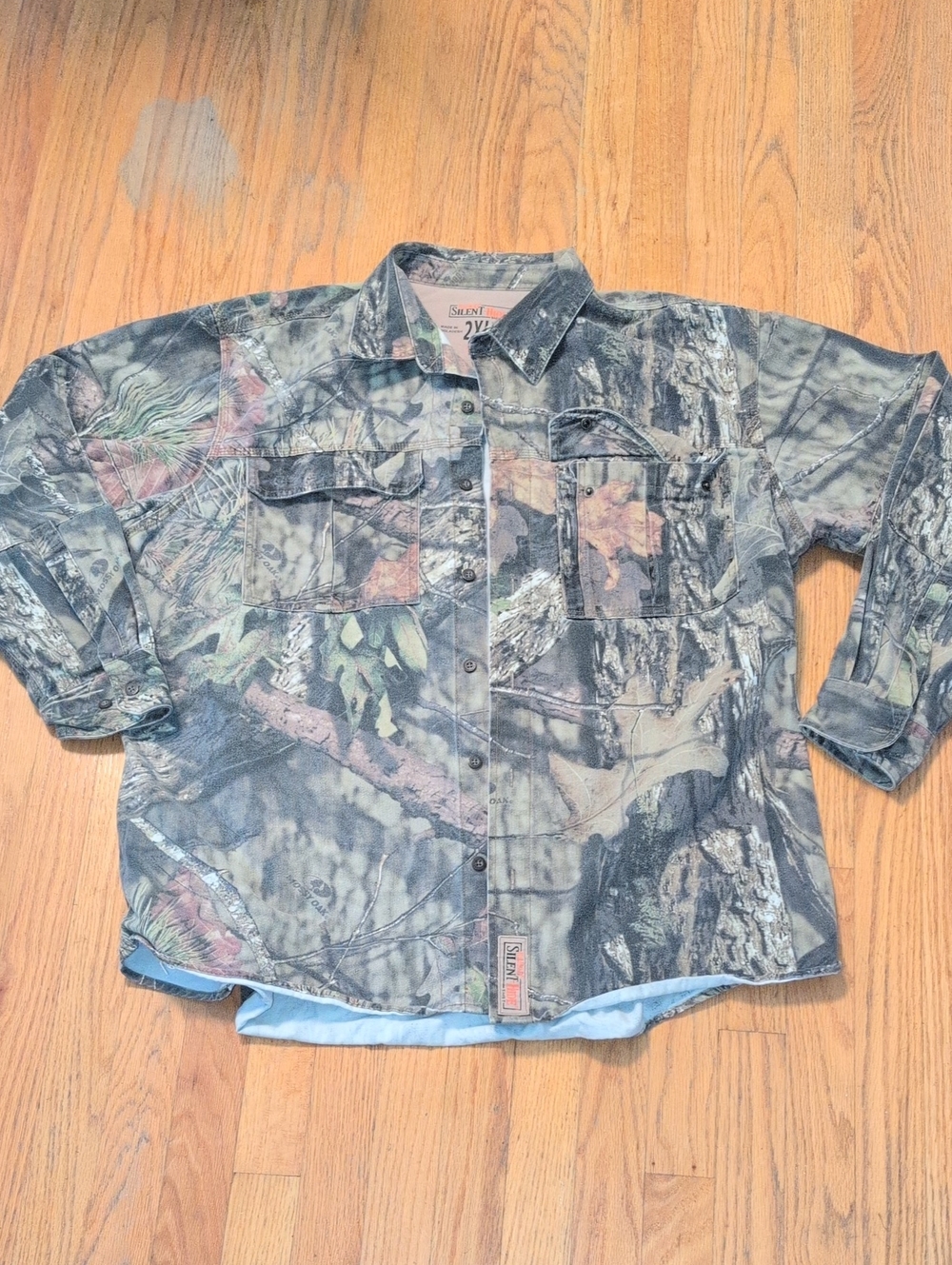 RedHead Men's Camouflage Button-Down Shirt - Green, Brown, Tan
